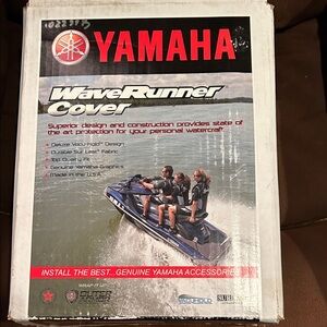 Yamaha WaveRunner Cover with Red and Black Graphics